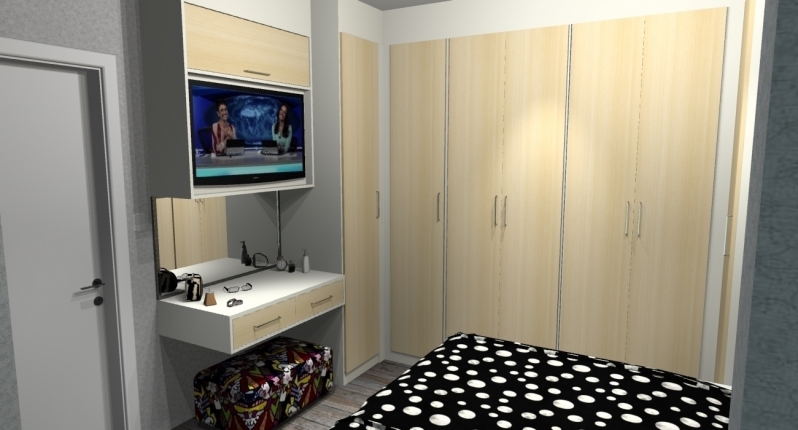 Dormitório Planejado Casal Quarto Pequeno