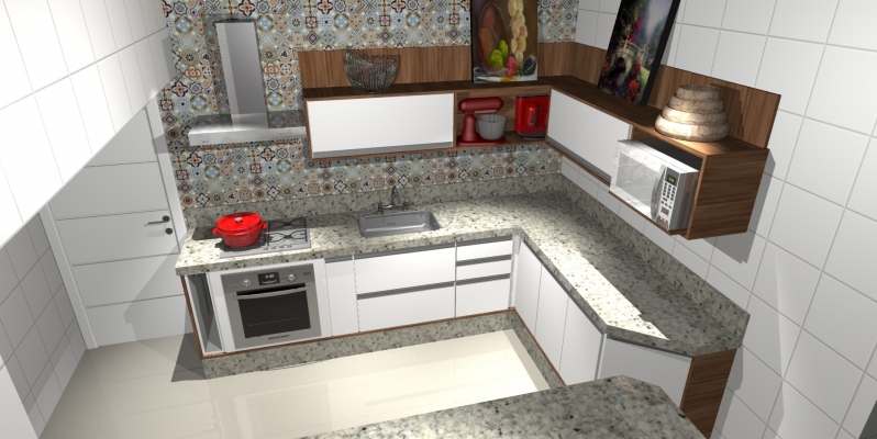 Imagem ilustrativa de Móveis Planejados para Cozinha de Apartamento